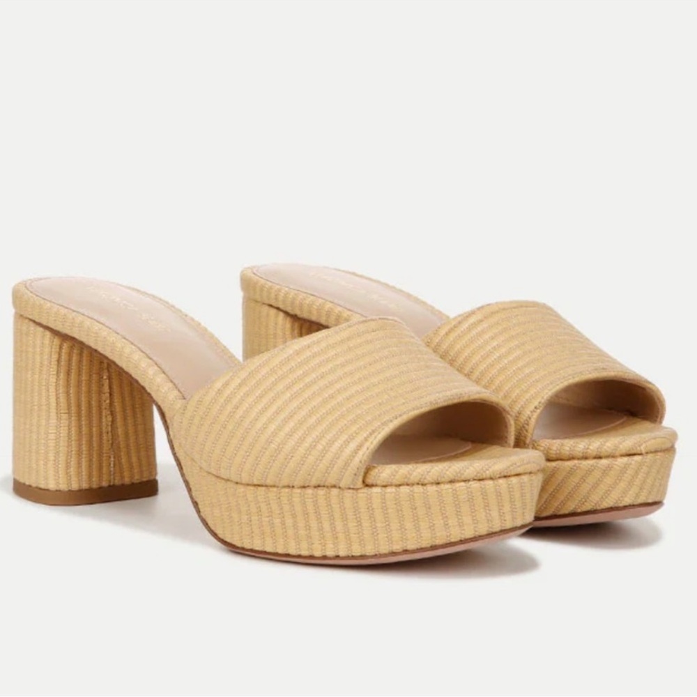 🌹VERONICA BEARD🌹 Dali Raffia Platform Sandal Size: 7.5